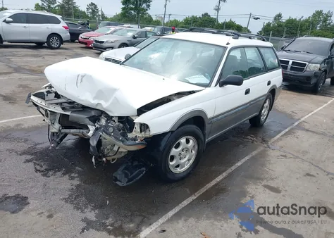 1996 Subaru Legacy Outback из США, поврежденный, VIN 4S3BG4853T6386412